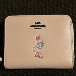 Coach Daisy Duck Disney Zip Around Wallet